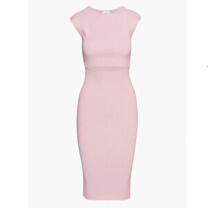 Aritzia Cut Out Knit Midi Dress